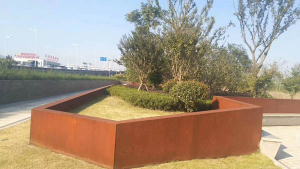 铜山耐候钢挡土墙